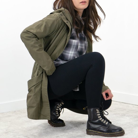 MEC - Green Military-Style Jacket - Picture 1 of 8